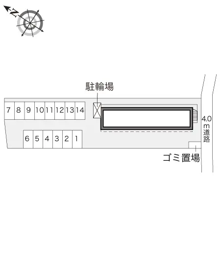 古河市女沼 月極駐車場